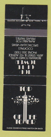 Matchbook Cover - Top of the Tower New York City