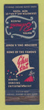 Matchbook Cover - Hotel Belmont Plaza New York City