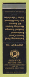 Matchbook Cover - Pickwick Motor Inn Plainview NY