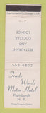 Matchbook Cover - Trade Winds Motor Hotel Plattsburgh NY