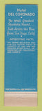 Matchbook Cover - Hotel Del Coronado CA