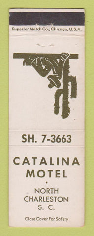 Matchbook Cover - Catalina Motel North Charleston SC