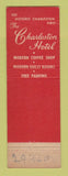 Matchbook Cover - Charleston Hotel SC