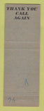 Matchbook Cover - Duncan's Motel Hi Way Cafe Monroe IA
