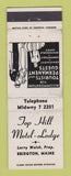 Matchbook Cover - Top Hill Motel Lodge Bridgton ME WEAR