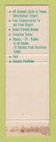 Matchbook Cover - Tampa Airport Motel Tampa FL Four Winds Restaurant