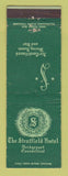 Matchbook Cover - Stratfield Hotel Bridgeport CT WEAR