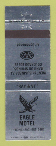 Matchbook Cover - Eagle Motel Manitou Springs Colorado