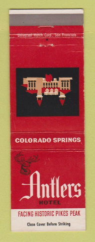 Matchbook Cover - Antlers Hotel Colorado Springs