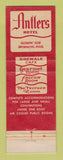 Matchbook Cover - Antlers Hotel Colorado Springs
