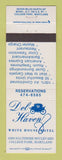 Matchbook Cover - Del Haven White House Motel College Park MD #1