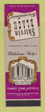 Matchbook Cover - Skirvin Black Hotel Oklahoma City OK