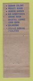 Matchbook Cover - Triton Hotel Miami Beach FL