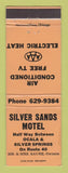 Matchbook Cover - Silver Sands Motel Ocala Silver Springs FL WEAR