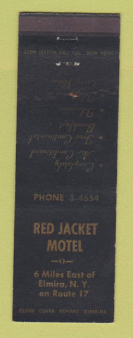 Matchbook Cover - Red Jacket Motel Elmira NY WEAR