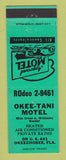 Matchbook Cover - Okee Tani Motel Okeechobee FL