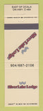 Matchbook Cover - Silver Lake Lodge Ocala FL