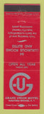 Matchbook Cover - Grand Union Motel Saratoga Springs NY