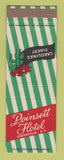 Matchbook Cover - Poinsett Hotel Greenville SC