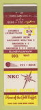 Matchbook Cover - NKC Pro Bowling Apartments North Kansas City MO
