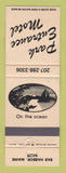 Matchbook Cover - Park Entrance Motel Bar Harbor ME