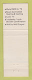 Matchbook Cover - Armstrong's Restaurant Motel Staunton VA