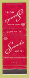 Matchbook Cover - Sands Motel Detroit MI WEAR