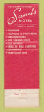 Matchbook Cover - Sands Motel Detroit MI WEAR