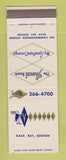 Matchbook Cover - The Vendome Hotel Back Bay Boston MA SAMPLE