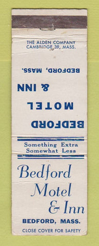 Matchbook Cover - Bedford Motel and Inn Bedford MA WEAR
