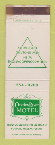 Matchbook Cover - Charles River Motel Boston MA WEAR