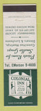 Matchbook Cover - Colonial Inn Concord MA