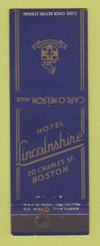 Matchbook Cover - Hotel Lincolnshire Boston MA