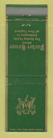 Matchbook Cover - Parker House Hotel Boston MA