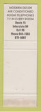 Matchbook Cover - Interstate Motor Lodge Vernon CT
