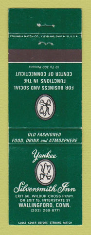Matchbook Cover - Jankee Silversmith Inn Wallingford CT