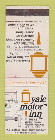 Matchbook Cover - Yale Motor Inn Wallingford CT WEAR