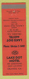 Matchbook Cover - Lake Dot Motel Orlando FL