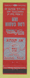 Matchbook Cover - Log Cabin Inn Hancock MD