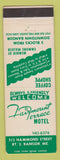 Matchbook Cover - Fairmont Terrace Motel Bangor ME