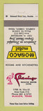 Matchbook Cover - Flamingo Frontier Motor Hotel McAllen TX Monaco Motel