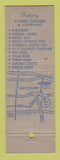 Matchbook Cover - Tivoli Motel Westbury LI NY WEAR