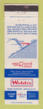 Matchbook Cover - Webb's Resort Mayville NY