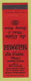 Matchbook Cover - La Vista Motel Dining Room Clovis NM
