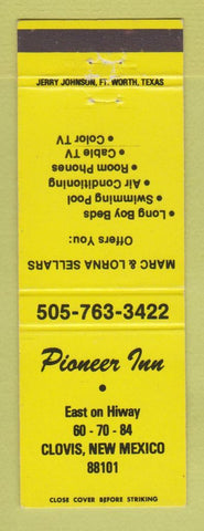 Matchbook Cover - Pioneer Inn Clovis NM
