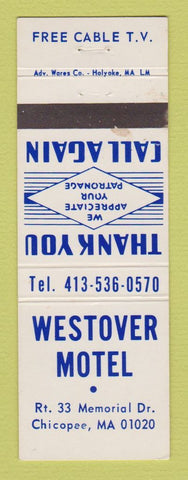 Matchbook Cover - Westover Motel Chicopee MA