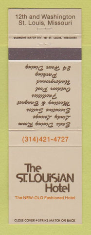 Matchbook Cover - St Louisian Hotel St Louis MO