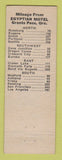 Matchbook Cover - Egyptian Motel Grants Pass OR