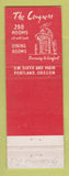Matchbook Cover - Congress Hotel Portland OR