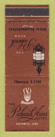 Matchbook Cover - Pickwick Arms Hotel Greenwich CT WEAR